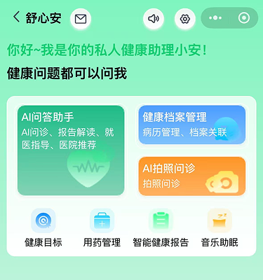 AI智能健康管家语音界面